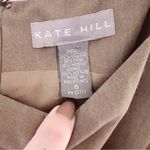 Kate Hill Lagenlook Wool Mohair Shift Dress Sleeveless Brown Photo 1