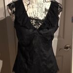 Edward Vintage Linen Lace Fit Flare Blouse Tank Cami Whimsy Whimsical Whimsgoth Coastal Coquette Western Photo 0