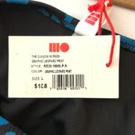 Solid & Striped  Claudia With Ring Graphic Leopard Print Cut Out Blue Black L Photo 6