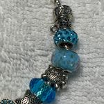 Beach Theme Starfish Dolphin Sea Turtle Charm Bracelet Blue Photo 6