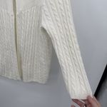 Avenue Avellini Ivory Cream Cable Knit Single Button Cardigan Classic Size 2X Plus Photo 5