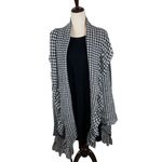 Ted Baker  London Penny Gingham Frill Ruffle Scarf black and white 40“ square Photo 5