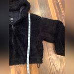 BDG teddy cropped hoodie black size small Photo 2