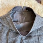 Ann Taylor Lined Felted Wool Boiled Wool Skirt Light Gray Skirt Photo 2