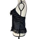 Frederick's of Hollywood Frederick’s of Hollywood Medium Lingerie Nightie Floral Lace Sheer V-Neck Black Photo 5