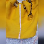 Michael Kors Canvas Bag with Rope Handles Yellow Photo 8