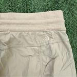 The North Face Aphrodite 2.0 Tan Drawstring Capri Hiking Pants, Size L Photo 5