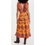 Love the Label Azalea Ruffled Midi Dress Sz. XS Orange Photo 1