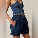 Free People NWT Free People We The Free Top Secret High Rise Trouser Short Size 27 Photo 1