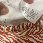 Chic Zebra Print Tank Top in Red and White Size undefined Photo 7