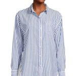Beach Lunch Lounge Keraphina Striped Button Down Shirt Photo 0