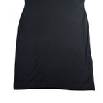 Petite Sophisticate  Long Sleeve Collared Black Midi Dress Gold Tassel‎ Sz Small Photo 4