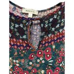 Hailey & Co. Floral Sleeveless Top‎ Keyhole Hi-Lo Hem Blouse Womens L Photo 2