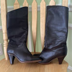 Frye  Leather Boots: Brown Kitten Heel 8 Photo 0