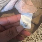 Croft & Barrow  Women Cardigan Sweater 2X Tan Argyle Long Sleeve Cotton Button Up Photo 2