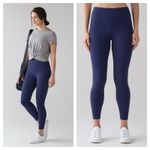 Lululemon [] Navy Blue Blueberry Jam High Rise Align Pant II Four Way Stretch 6 Photo 1