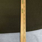 Women's Long Sleeve Medium Olive Green Midi Sweater Dress Ribbed High Waist Photo 9