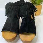 Bongo Womens Black  Wedges Size 9 Photo 5