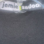 Jamie Sadock Polo Shirt Women's XL Black Short Sleeve Zip Size 2X Photo 2