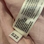 Eileen Fisher Organic Oversized Linen Pale Lavender Button Down Blouse M S22 Photo 1