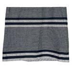 J.Crew  Striped Nautical A Lined Knee Length Pencil Tweed Skirt 8 T Blue White Photo 2