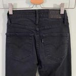 Levi's Women's 721 Black High Rise Skinny Super Distressed Jeans Size 24 Photo 4