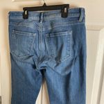 Loft Women's Jeans Size 6 Blue With Colorful Stripe Straight Fit Photo 6