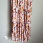 ASTR  Floral Smocked Tiered Midi dress Photo 4