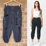 Carmar LF High Waisted Baggy Grinded Cargo Joggers size 12/29 Gray Photo 0