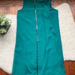 H&M Green Crewneck Chiffon Casual Sheath Dress 2 Photo 3