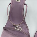 Steve Madden Aislinn Lilac Satin Strappy Rhinestone Detail Slip-On Sandals 8.5M Photo 7