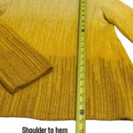 COS  Yellow Balayage Long Sleeve Crewneck Mohair Wool Blend Women’s Size XS Photo 10