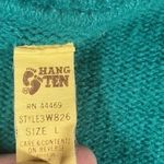 Hang Ten RARE Vintage 1970  acrylic v neck sweater large Photo 3