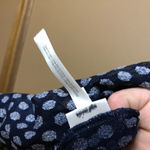 Aerie Obsessed Polkadot Halter Mesh Sheer Bodysuit Blue White Size large Photo 2