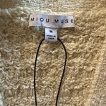 Miou Muse Knit Sweater Vest M Button Front Retro Preppy Cottagecore Women’s Size M Photo 5