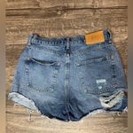 BDG  Blue Distressed Jean Shorts High-Waisted Photo 2