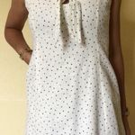 Blush White Mini Dress With Stars Photo 0