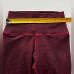 FLEO crop leggings space dye heather maroon red XS Photo 3