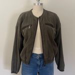 Hudson Olive Green Bomber Jacket Photo 1