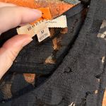 Monteau  womens lace with cream liner knee length dress black M Photo 2