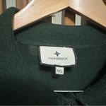 Tuckernuck  Forest Green Long Dolman Sleeve Collared Polo T-Shirt Women’s M/L Photo 2