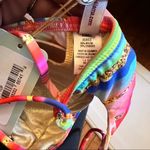 Luli Fama  Bellamar High Neck Cutout Bikini Top nwt Photo 6