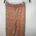 Y.A.S Knit Wide Leg Pants Pink Zebra Print Sz Medium Photo 9
