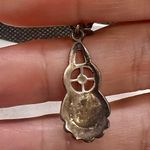 Vintage Antique Art Deco Sterling Silver Marcasite Pendant Onyx Drop Earrings Black Photo 4