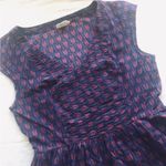 Mata Traders Women's Dark Navy & Burgundy Arrow print Sleeveless A Photo 3