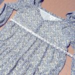 Bohme  floral chiffon tiered boho dress sz L fully lined Photo 3