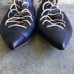 Malone Souliers Montana Two Toned Leather Lace Up Flats Photo 4