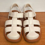 Melissa  Cream Emma Fisherman Sandal for Women Size 6 Photo 0