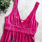 American Eagle V Neck Pink Floral Sleeveless Dress Size Medium Photo 0