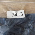 LOGO By Lori Goldstein Logo Lounge by Lori Goldstein Dress Blue V-Neck Handkerchief Hem Jersey Casual Photo 5